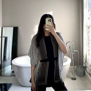 Michael Kors Black and Tan Women’s Shirt